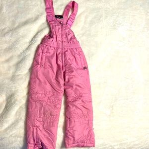 Girls snow bib size 4T